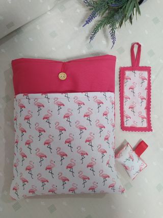 Funda Libros Regalo Marcapaginas Y  Saquito perfum