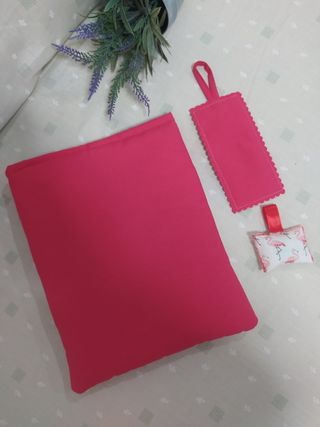 Funda Libros Regalo Marcapaginas Y  Saquito perfum