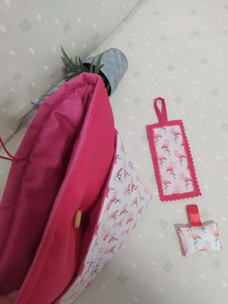 Funda Libros Regalo Marcapaginas Y  Saquito perfum