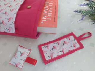 Funda Libros Regalo Marcapaginas Y  Saquito perfum