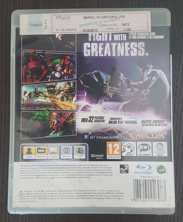 Marvel vs Capcom 3 - PS3