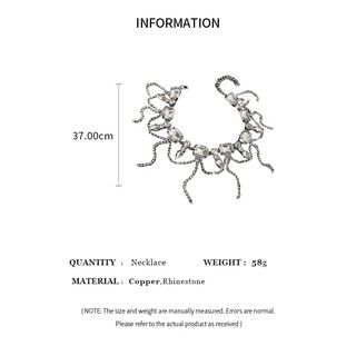 Gargantilla de Circonitas Brillantes de Luxemburgo