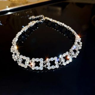 Gargantilla de Circonitas Brillantes de Luxemburgo