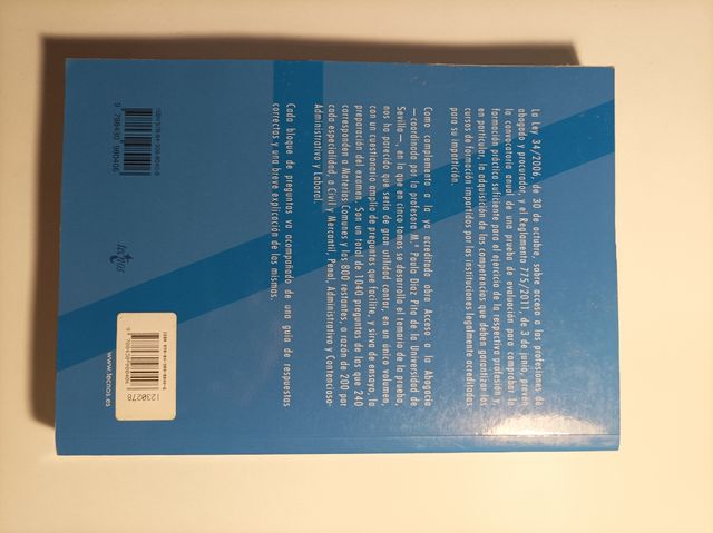 Libro Examen de Acceso a la Abogacía