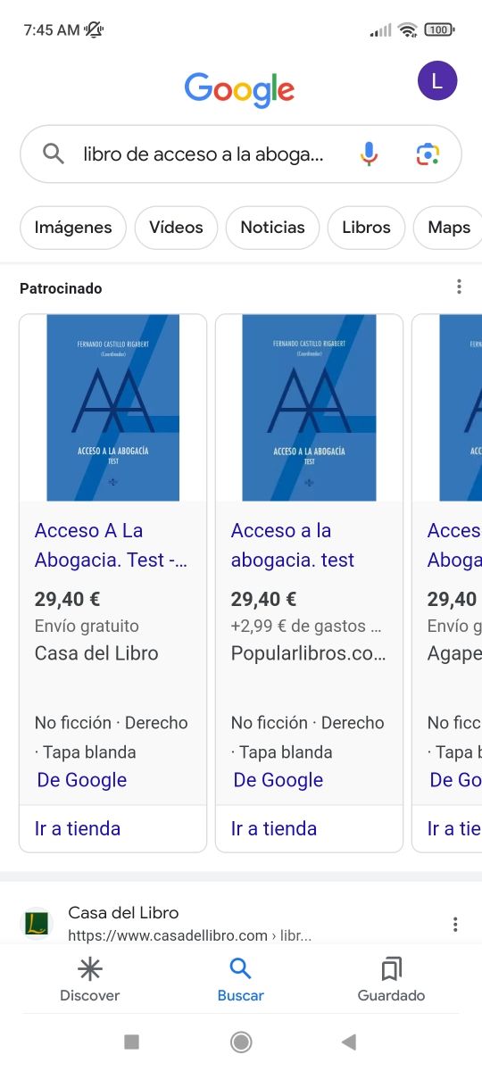 Libro Examen de Acceso a la Abogacía