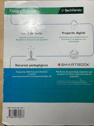 Libro fisica y Quimica 1°Bachillerato
