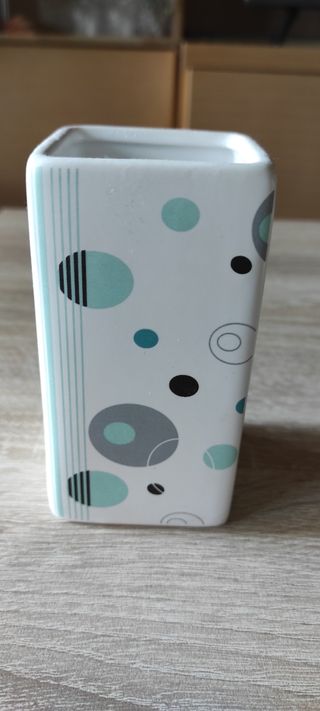 Juego jabonera y portacepillos