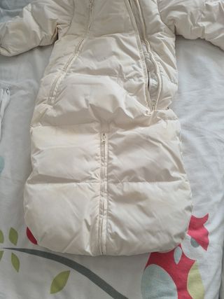 SACO PLUMAS BEBE 3-6 MESES BABY GAP