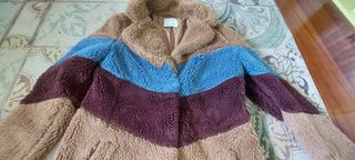 Abrigo peluche Bershka