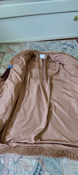 Abrigo peluche Bershka