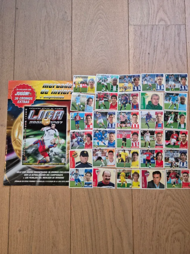 Mercado de invierno 06 - 07. 30 cromos distintos.