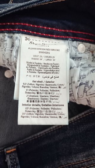 Pantalones Vaqueros con detalle cremallera