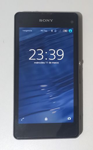 Smartphone. Sony Xperia Z1. Negro
