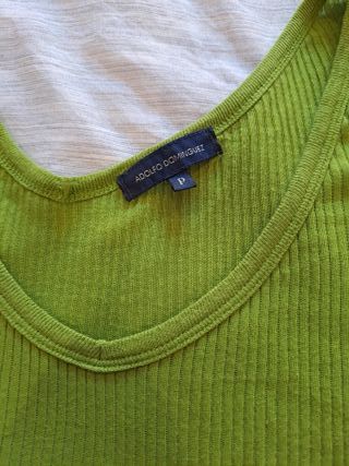 Camiseta verde Adolfo Domínguez