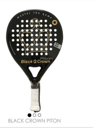 Pala de pádel black crown piton