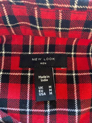 camisa de cuadros