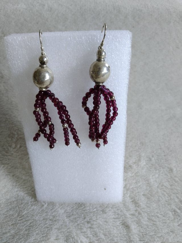 PENDIENTES DE GRANATE