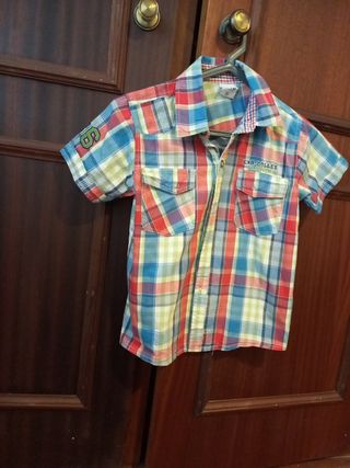 Camisa bicolor