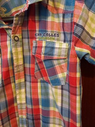 Camisa bicolor