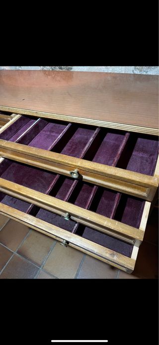 MUEBLE CUBERTERO ANTIGUO