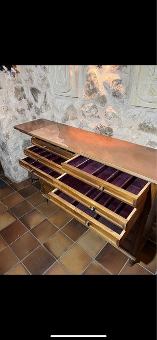 MUEBLE CUBERTERO ANTIGUO