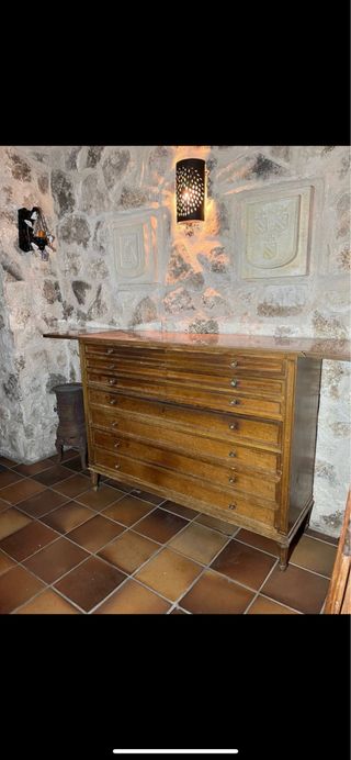 MUEBLE CUBERTERO ANTIGUO