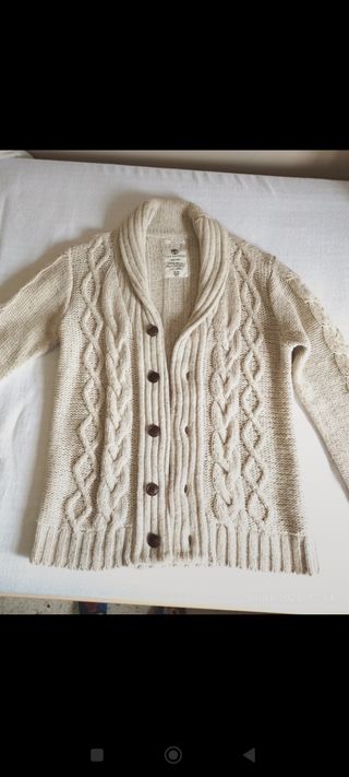 Chaqueta niño trenzada Zara