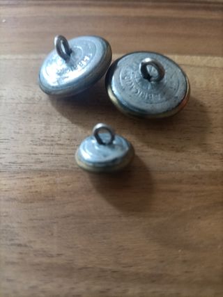 Lote de botones militares