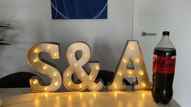 Letra S luminosa  (1 unidad)