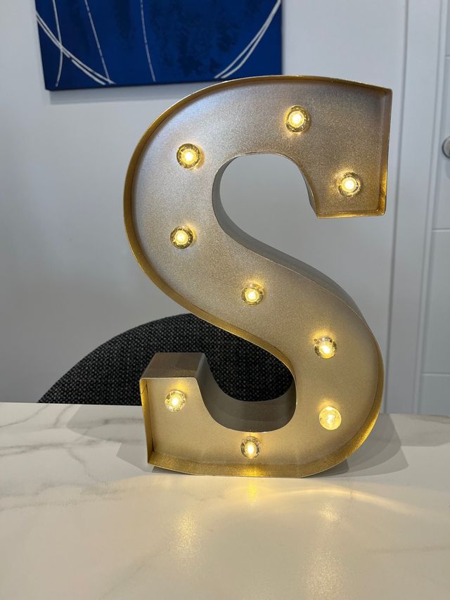 Letra S luminosa  (1 unidad)