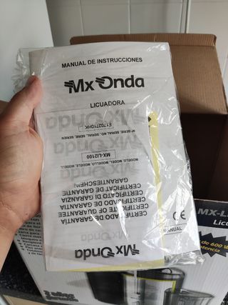 Licuadora para zumos y batidos MX Onda