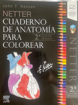 Cuaderno de anatomia para colorear NETTER