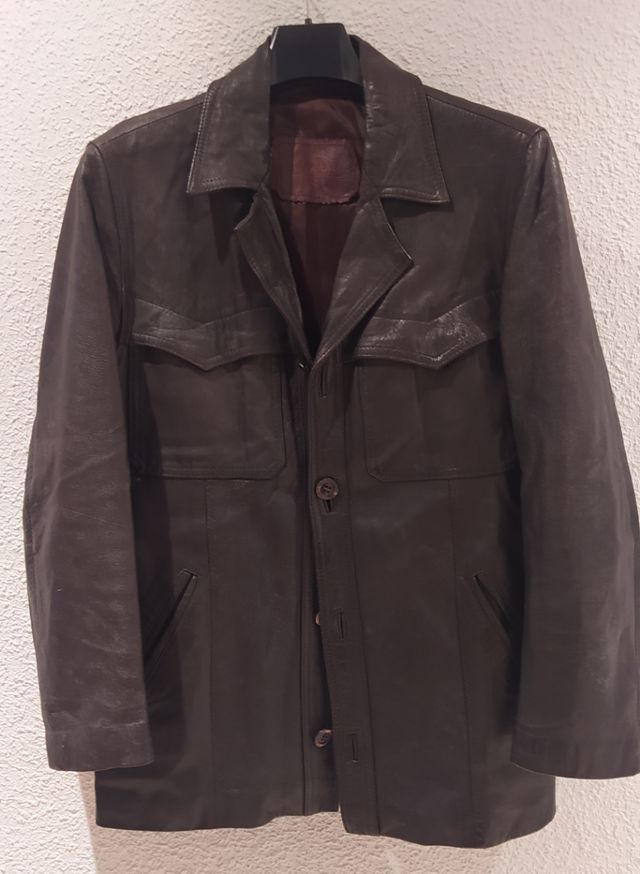 Chaqueta Retro Piel Hombre