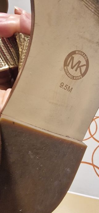 Sandalias Michael Kors doradas
