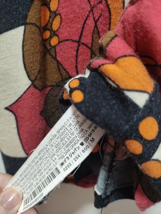 Blusa estampada de Zara