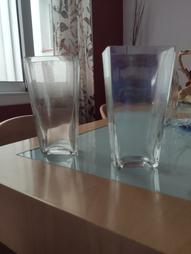 Jarrones de vidrio
