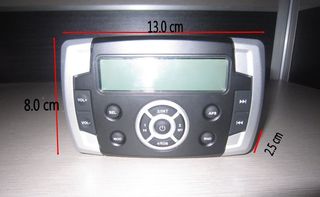 equipo de música para moto barco 