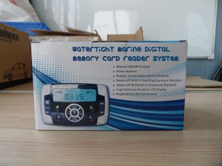 equipo de música para moto barco 