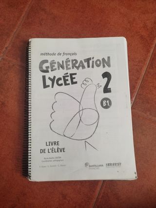 Libro francés B1 Génération Lycée