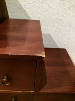 Mueble entrada de madera  tipo escalera