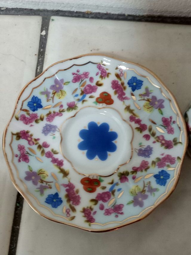 MINI TAZAS DE CAFE DE PORCELANA FINA