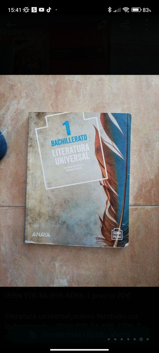 literatura universal 1 bachillerato