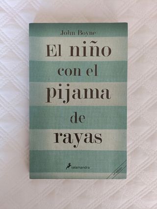 Libro "El niño con el pijama de rayas"