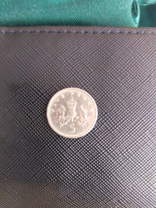 Moneta 5 Pence Elisabetta II