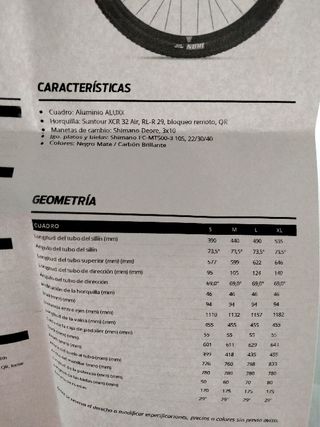 Giant Talón 29 MTB Bicicleta Montaña M.