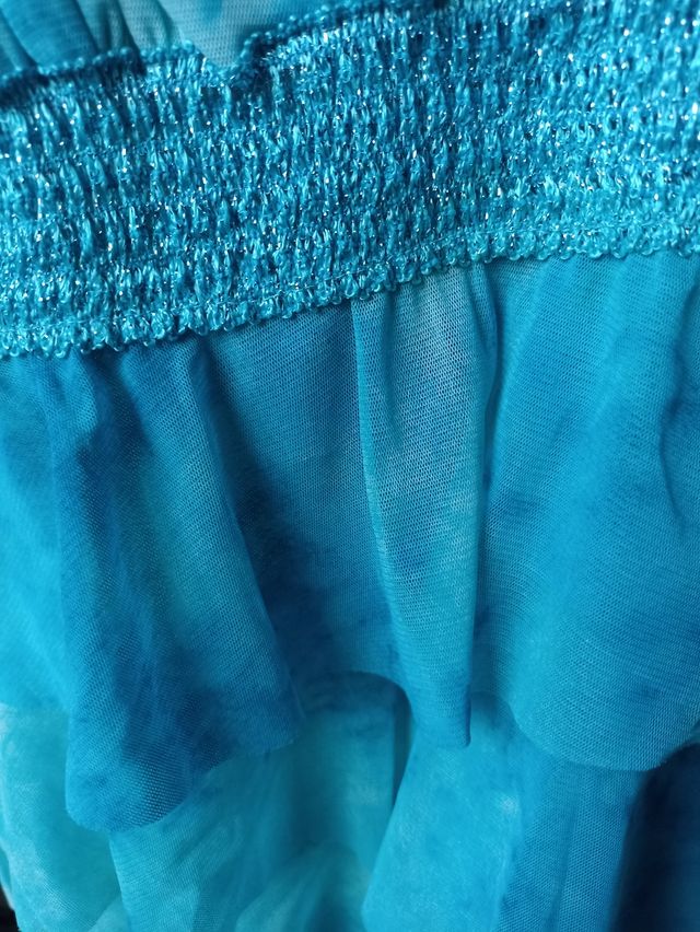 Camiseta tirantes azul