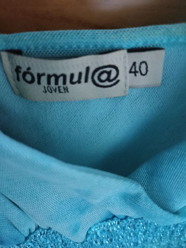 Camiseta tirantes azul