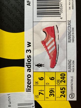 Zapatillas running mujer Adidas Boost Adios3