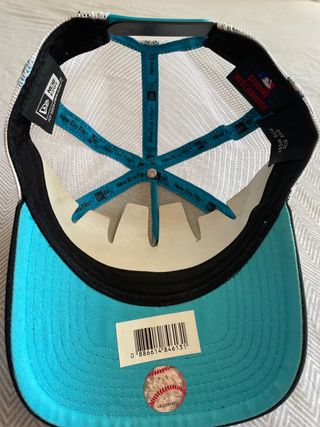 Gorra baseball New Era - Negra y turquesa - Nueva