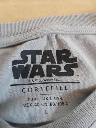 Camiseta R2 D2 Star wars. Cortefiel.